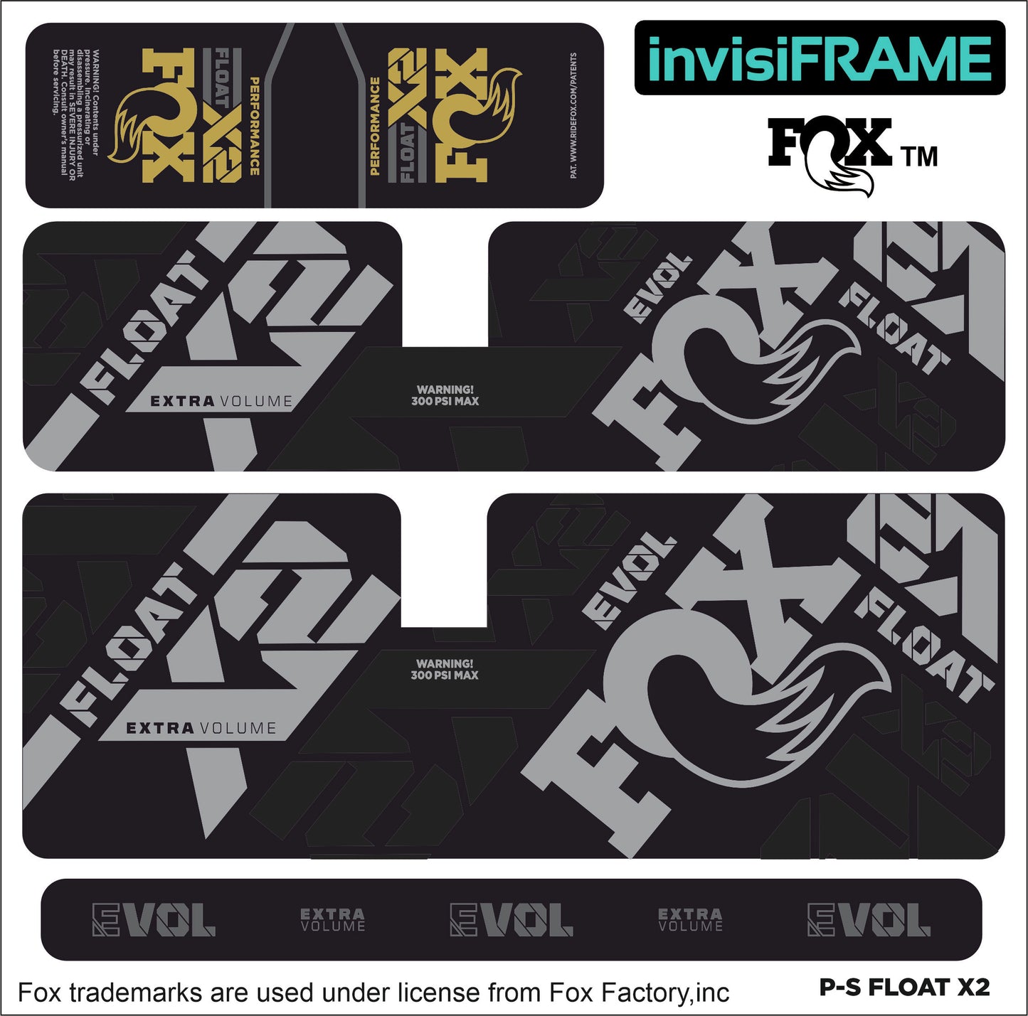 Fox Float X2 Performance 2022 Decals
