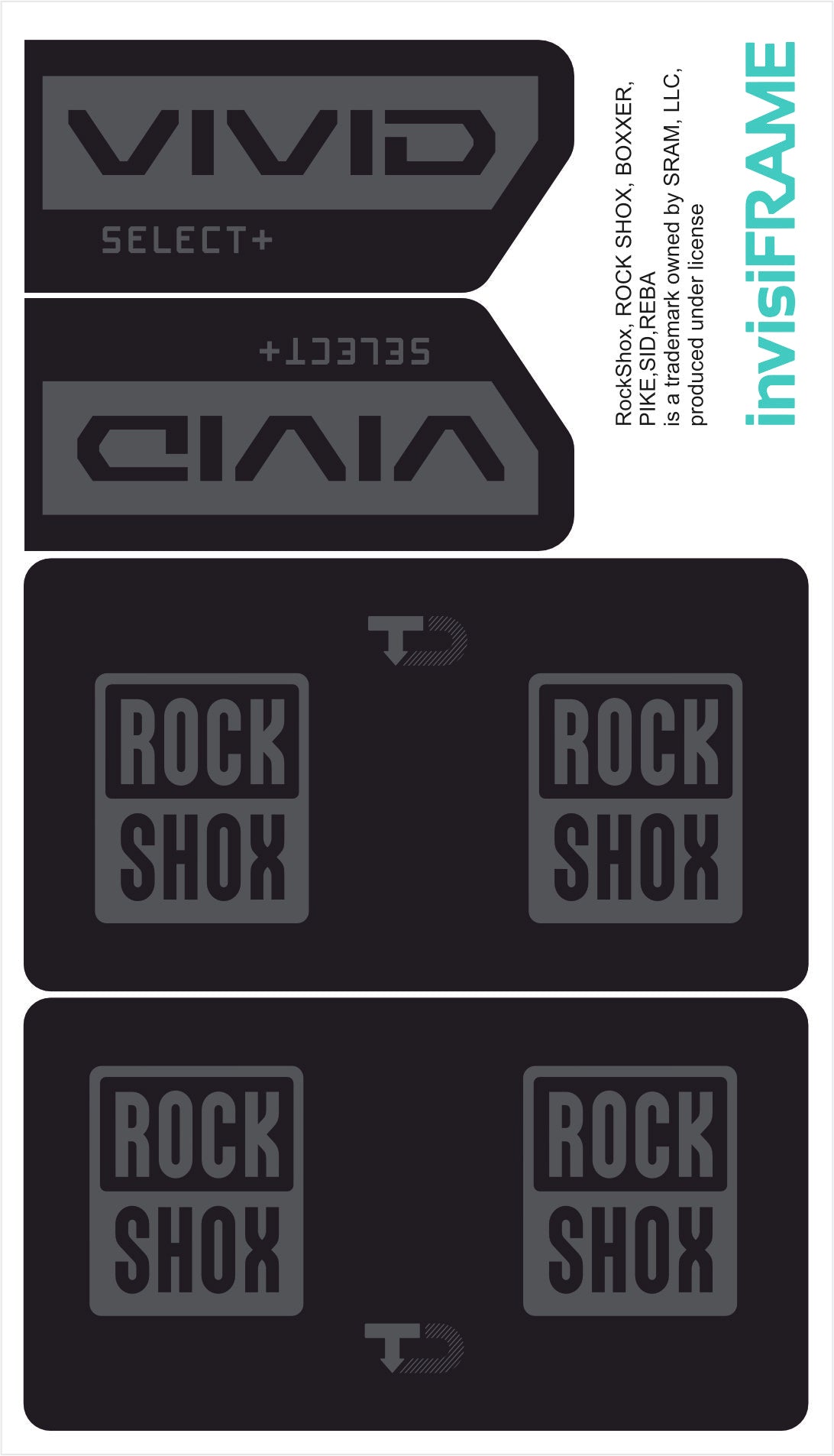 Rock Shox VIVID SELECT + 2023/24 Decals