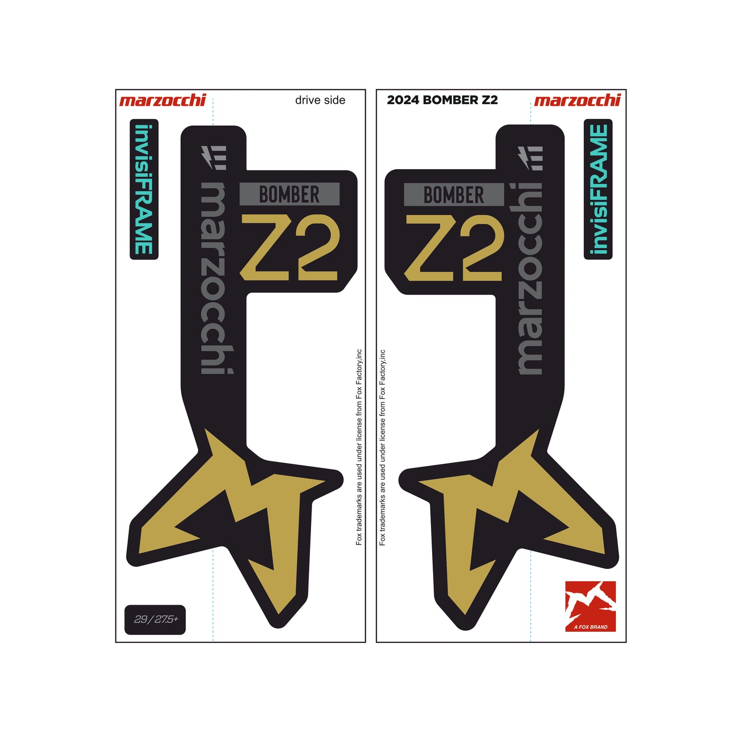 Marzocchi Bomber Z2 eOptimized 2024 Decals