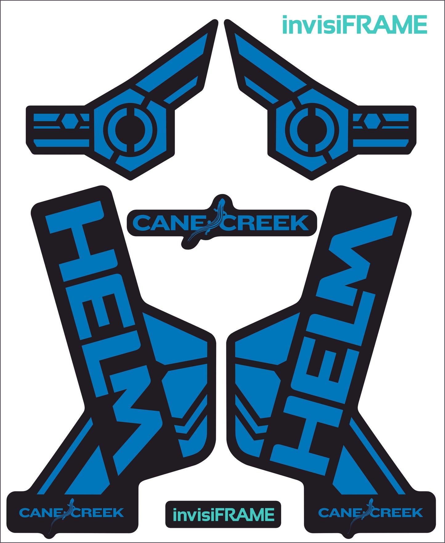 Cane Creek Helm Fork Decals 2018-2019-2020