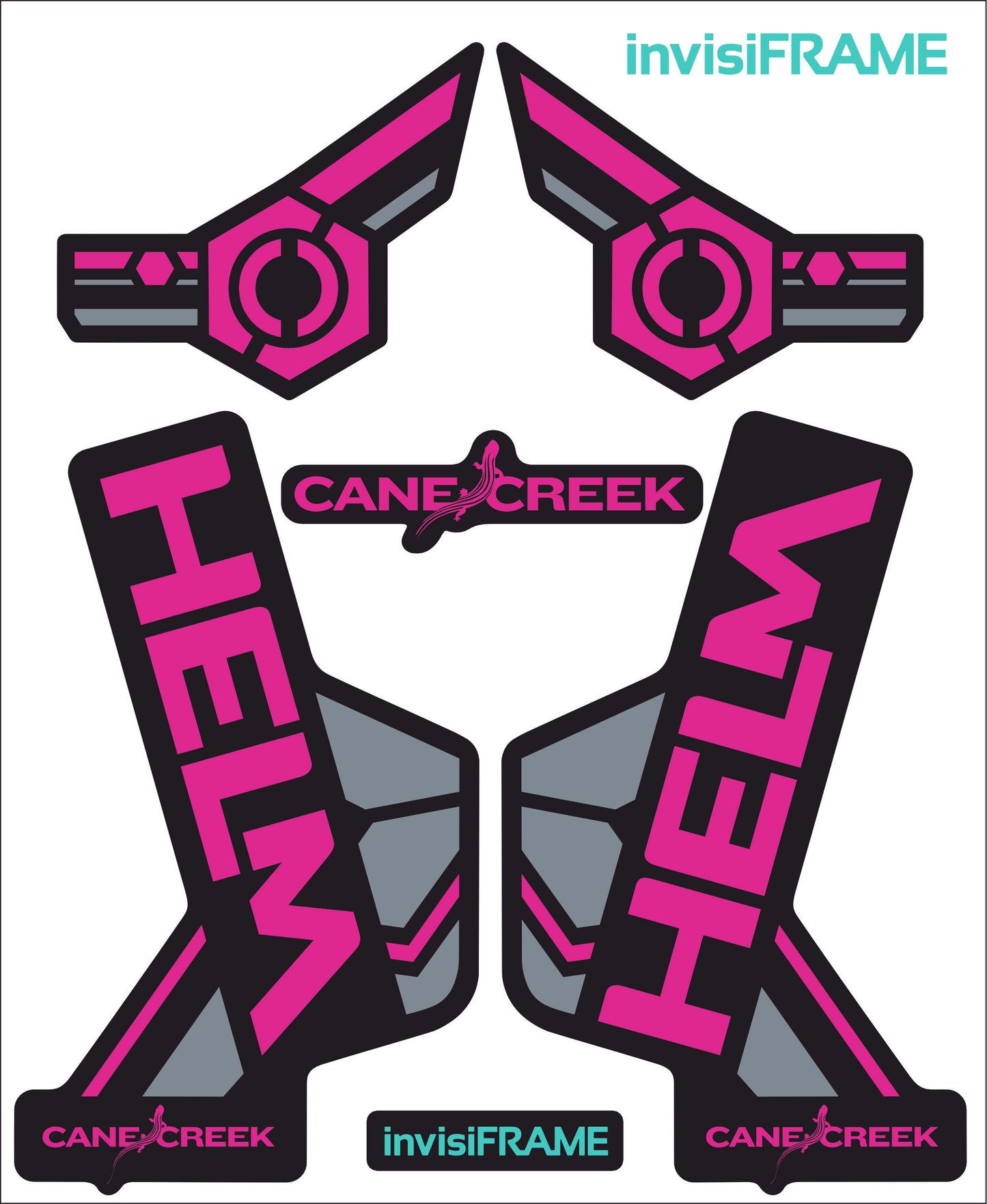Cane Creek Helm Fork Decals 2018-2019-2020