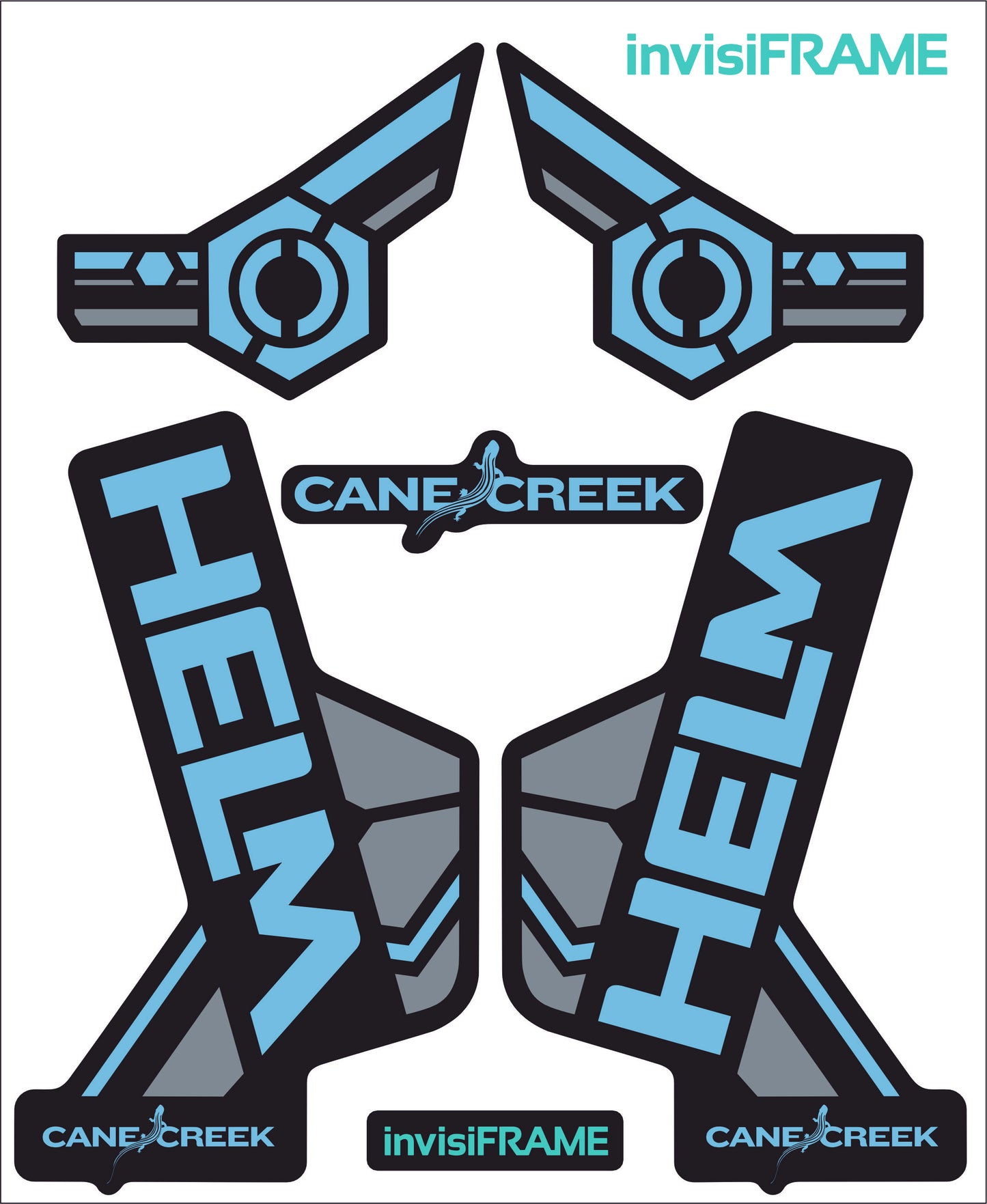 Cane Creek Helm Fork Decals 2018-2019-2020