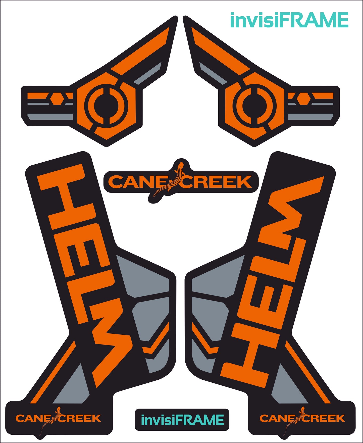 Cane Creek Helm Fork Decals 2018-2019-2020