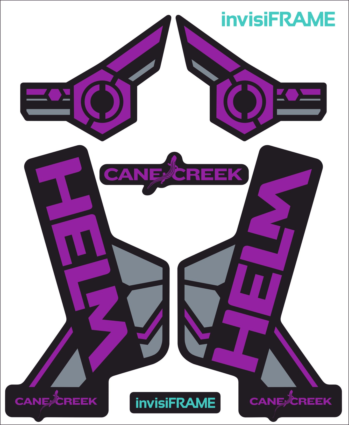 Cane Creek Helm Fork Decals 2018-2019-2020