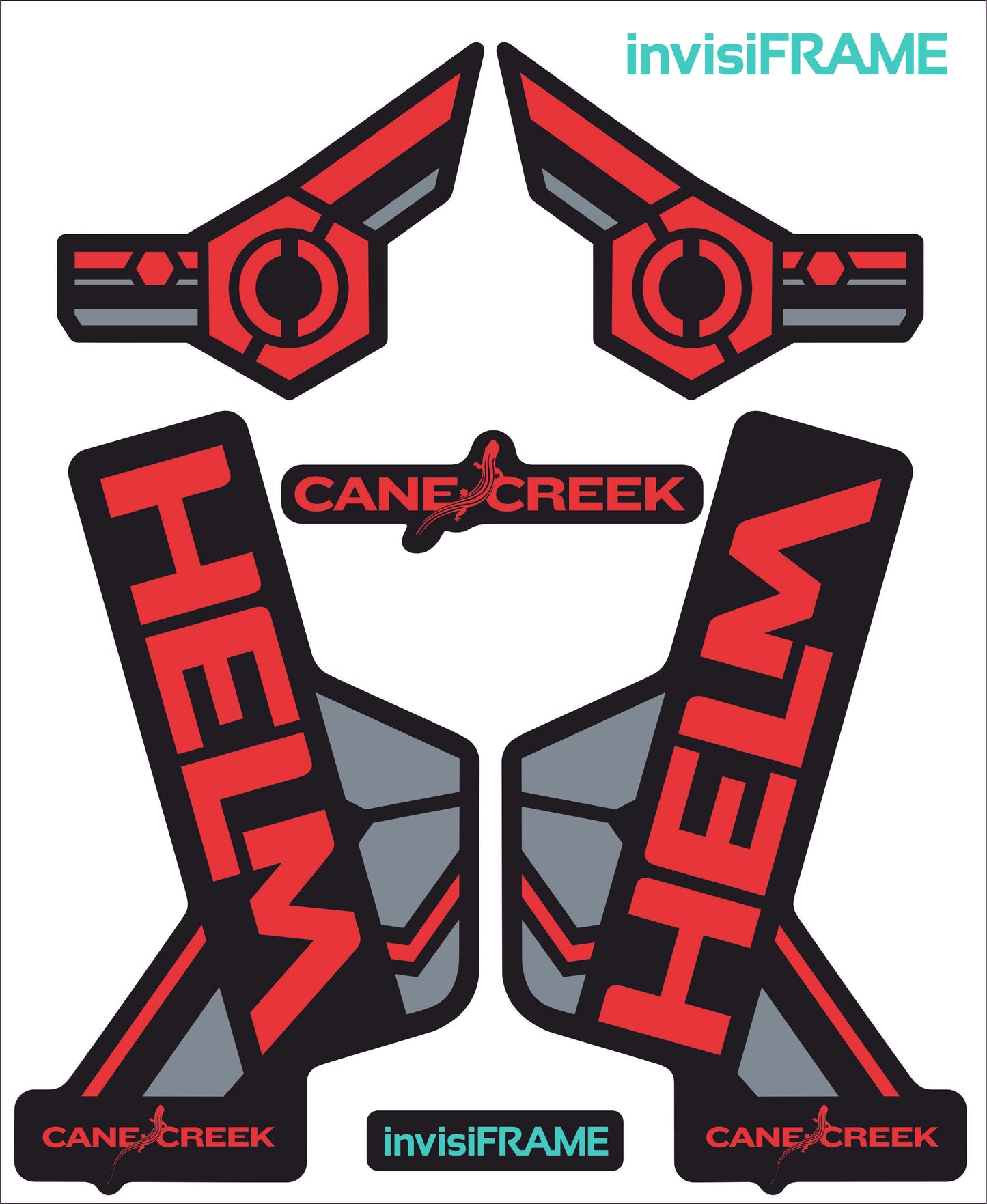 Cane Creek Helm Fork Decals 2018-2019-2020