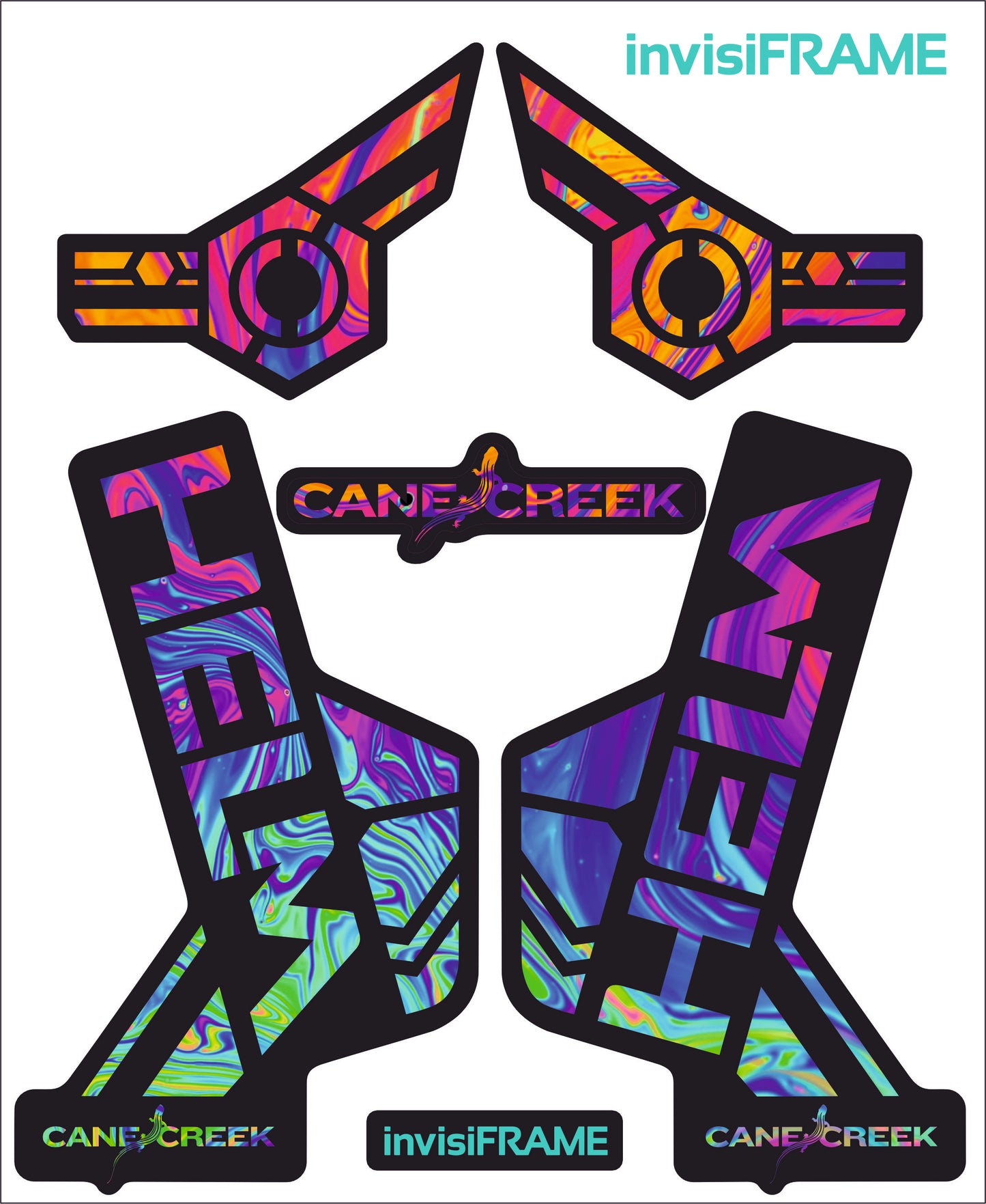 Cane Creek Helm Fork Decals 2018-2019-2020