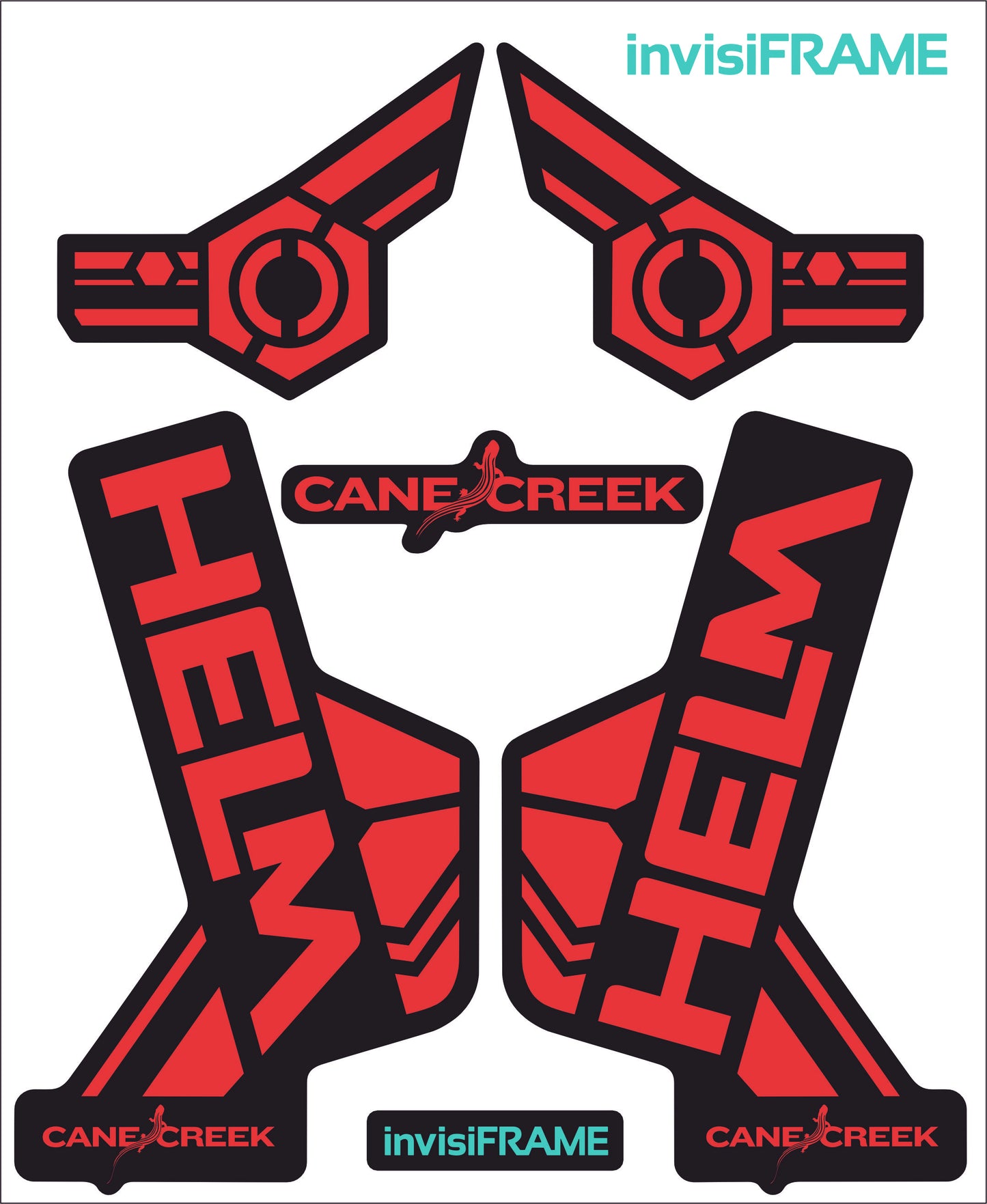 Cane Creek Helm Fork Decals 2018-2019-2020