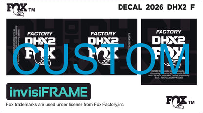 Fox DHX2 Factory 2026 Decals