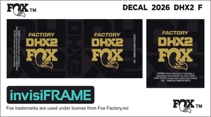 Fox DHX2 Factory 2026 Decals