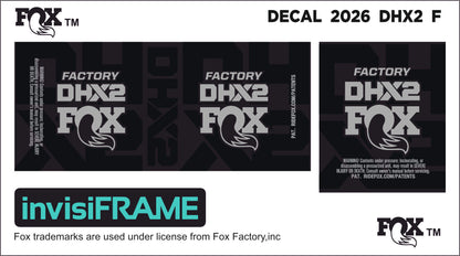 Fox DHX2 Factory 2026 Decals