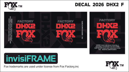 Fox DHX2 Factory 2026 Decals