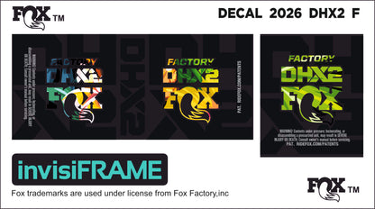 Fox DHX2 Factory 2026 Decals