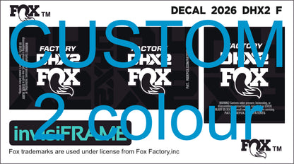 Fox DHX2 Factory 2026 Decals