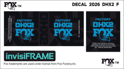 Fox DHX2 Factory 2026 Decals