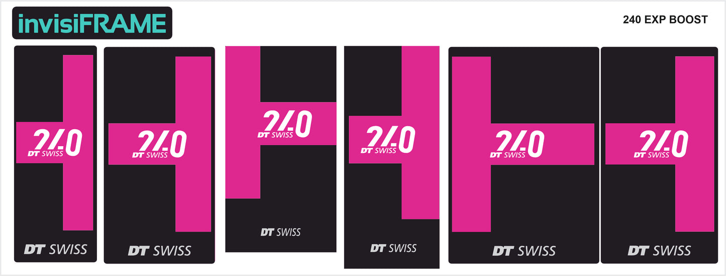DT Swiss 240 EXP Boost Hub Decals