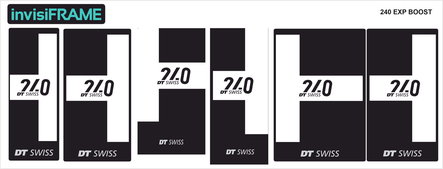 DT Swiss 240 EXP Boost Hub Decals