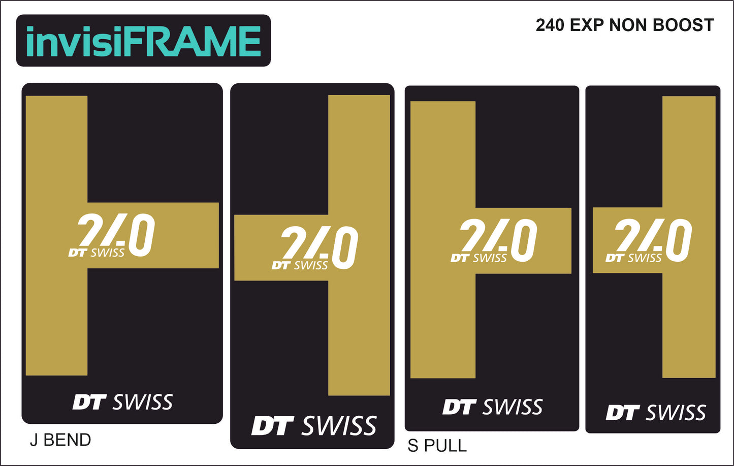 DT Swiss 240 EXP Non Boost Hub Decals