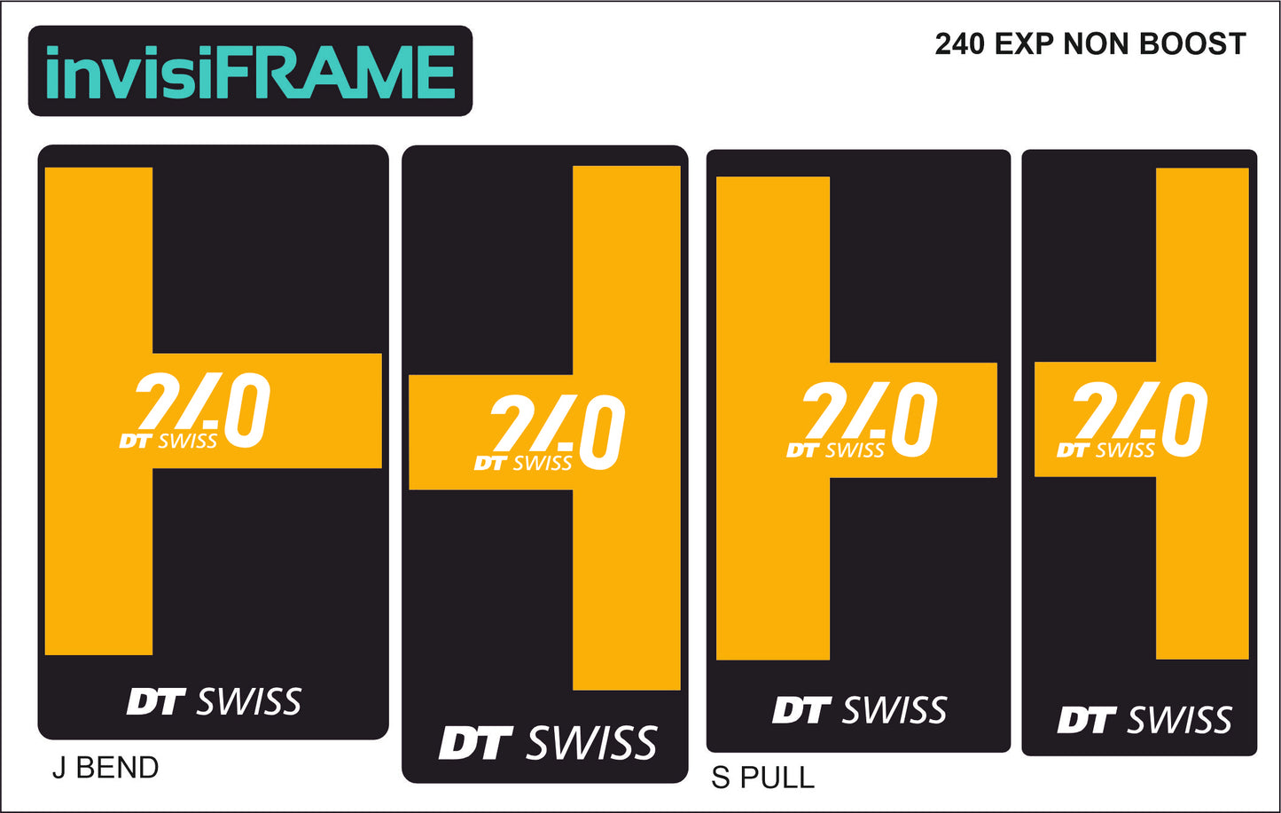 DT Swiss 240 EXP Non Boost Hub Decals