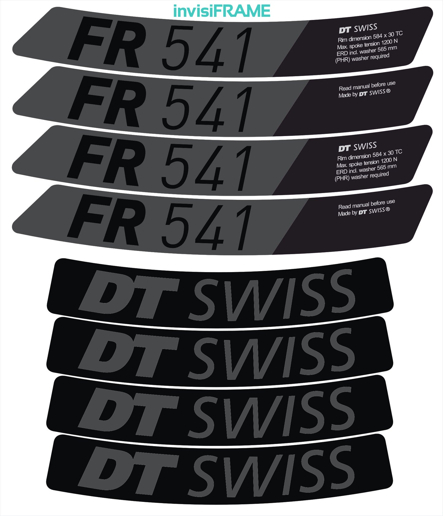 DT Swiss FR541 DECALS
