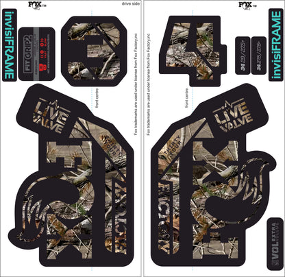 Fox 34 Factory LIVE VALVE 2021 Decals