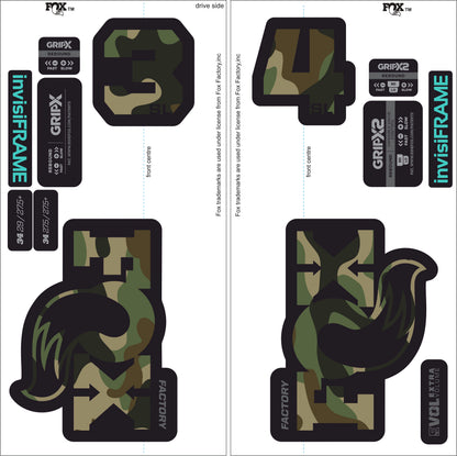 Fox 34 SL Factory 2026 DECALS
