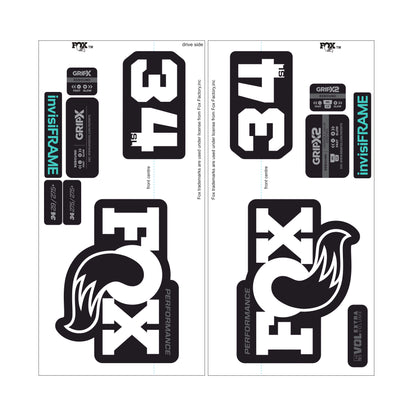Fox 34 SL Performance 2026 DECALS