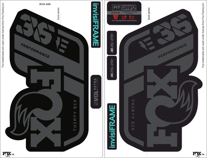 Fox 36 performance 2021 E Bike Decals