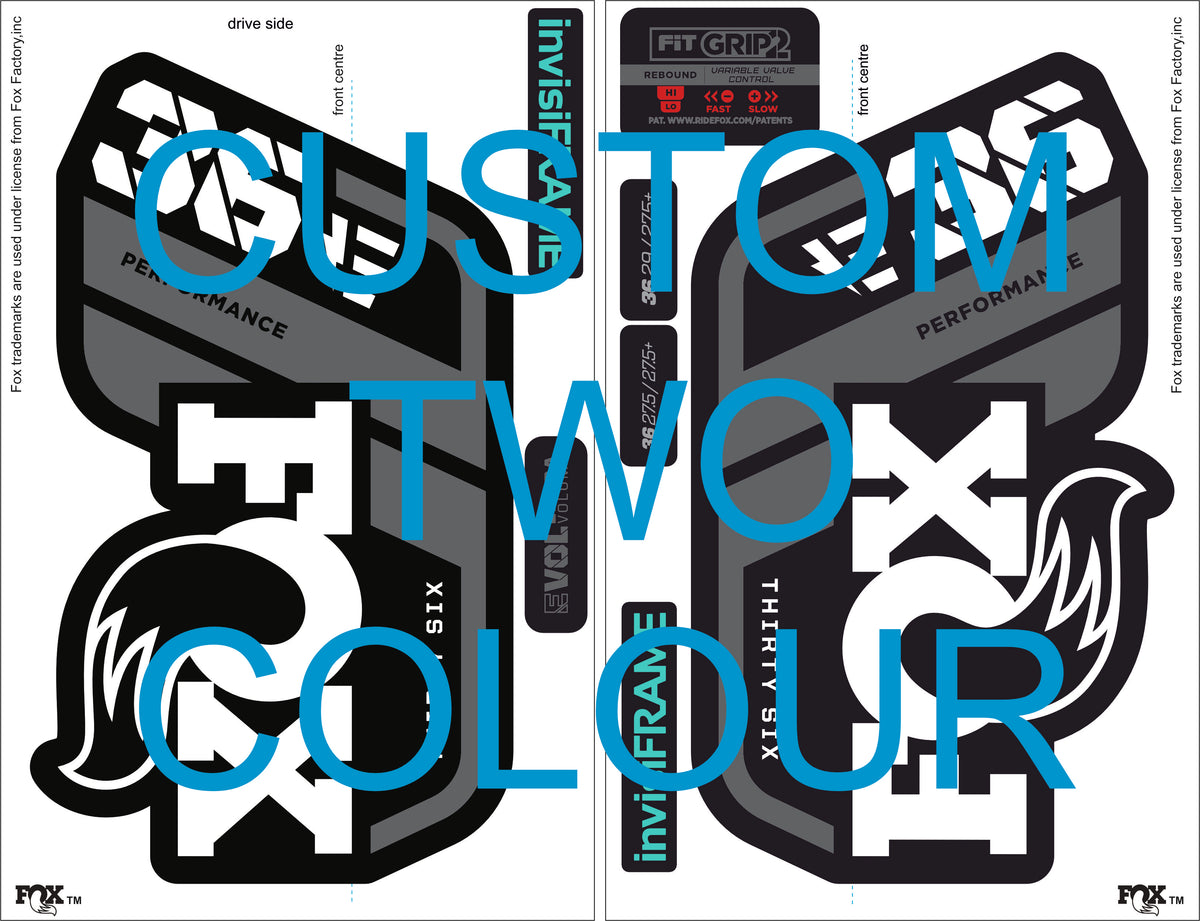 Fox 36 performance 2021 E Bike Decals