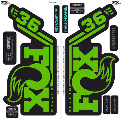 Fox 36 Rhythm E BIKE 2027 Decals