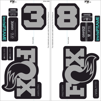 Fox 38 Factory 2027 Decals