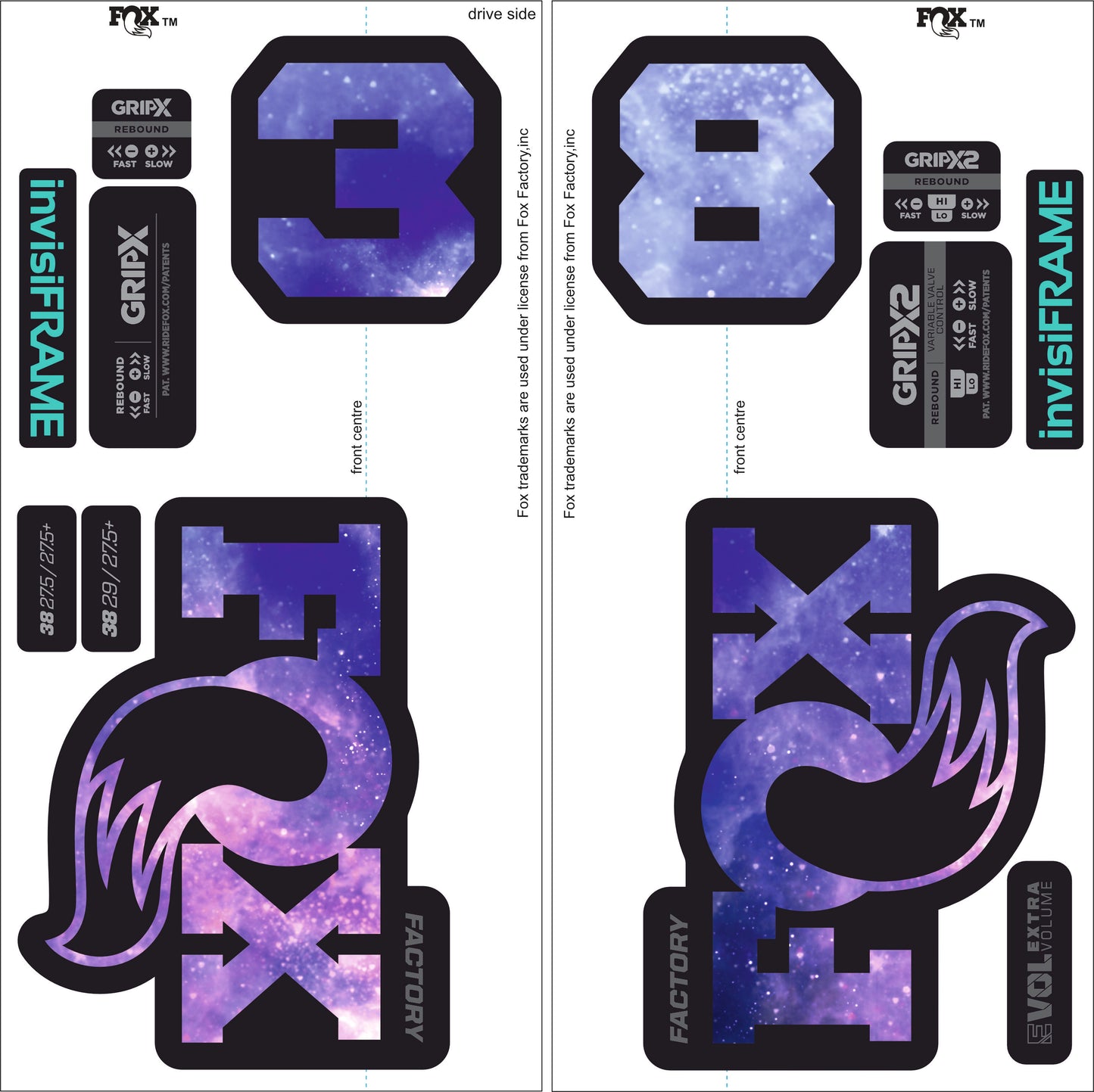Fox 38 Factory 2027 Decals