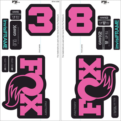 Fox 38 Factory 2027 Decals