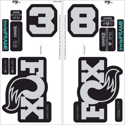 Fox 38 Factory 2027 Decals