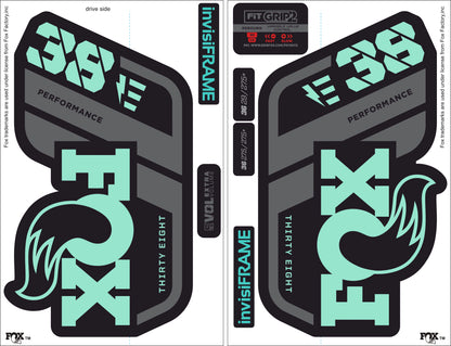 Fox 38 Performance E Bike 2021 Decals