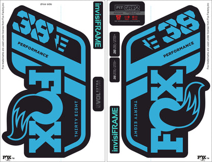 Fox 38 Performance E Bike 2021 Decals