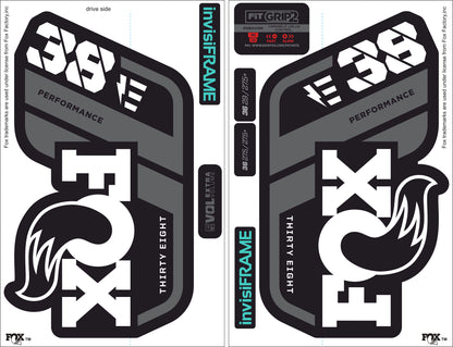 Fox 38 Performance E Bike 2021 Decals