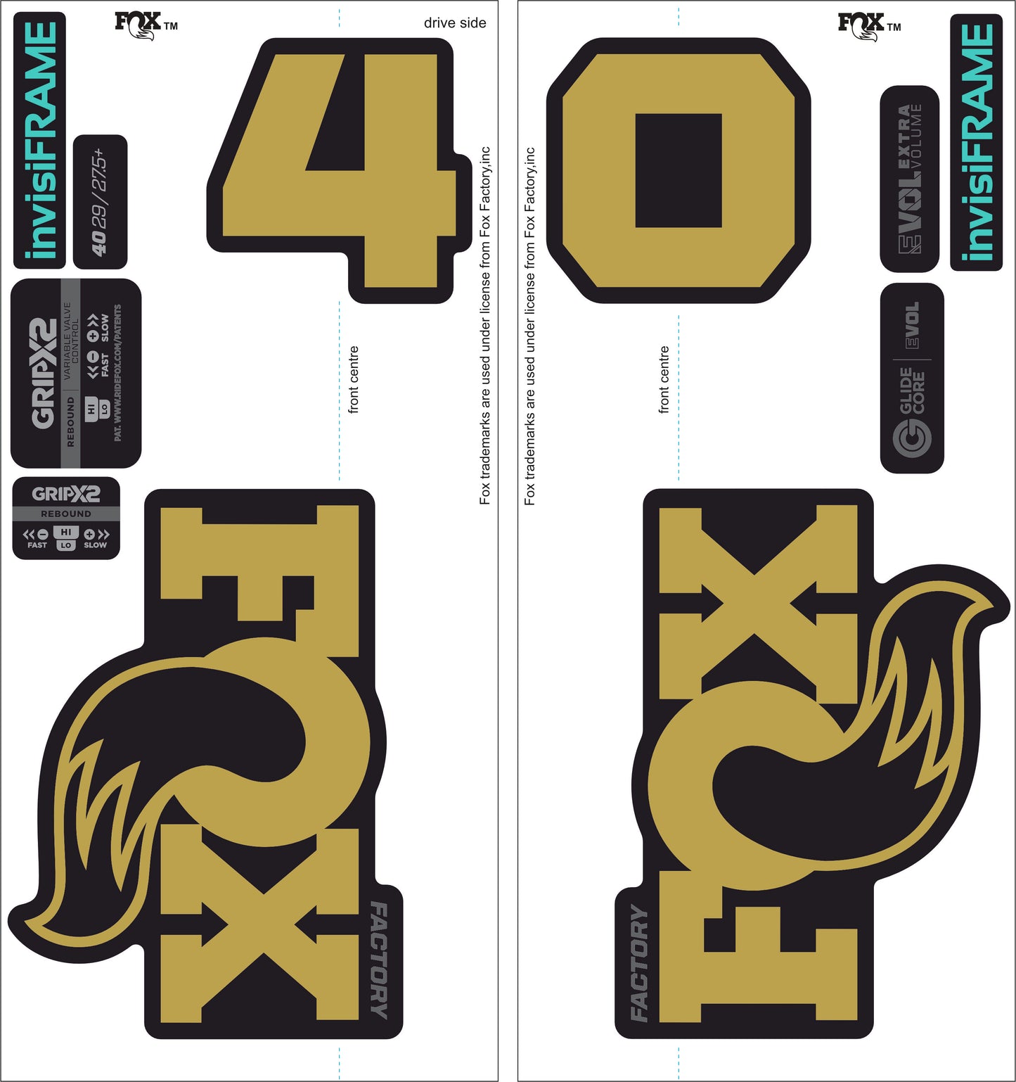 Fox 40 Factory 2027 Decals
