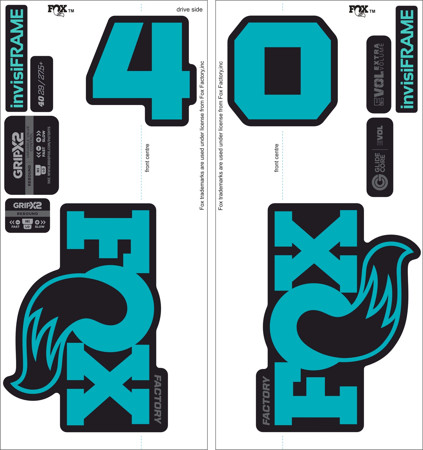 Fox 40 Factory 2027 Decals