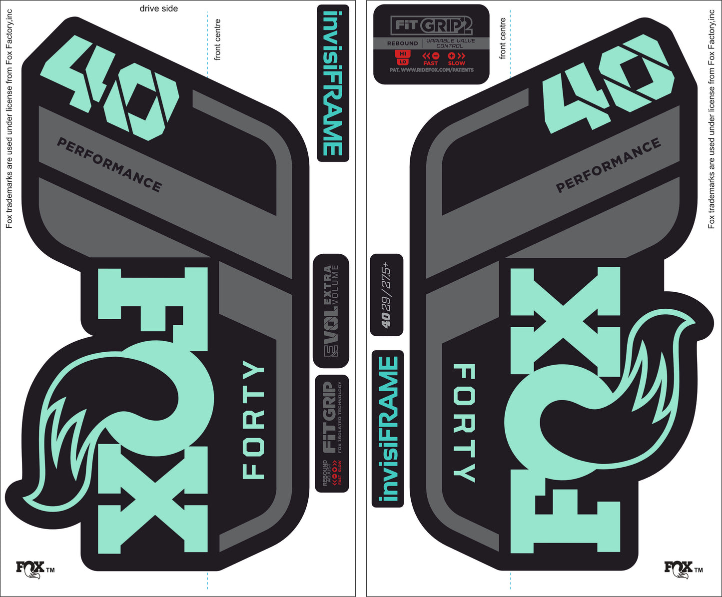 Fox 40 Performance 2021 Decals