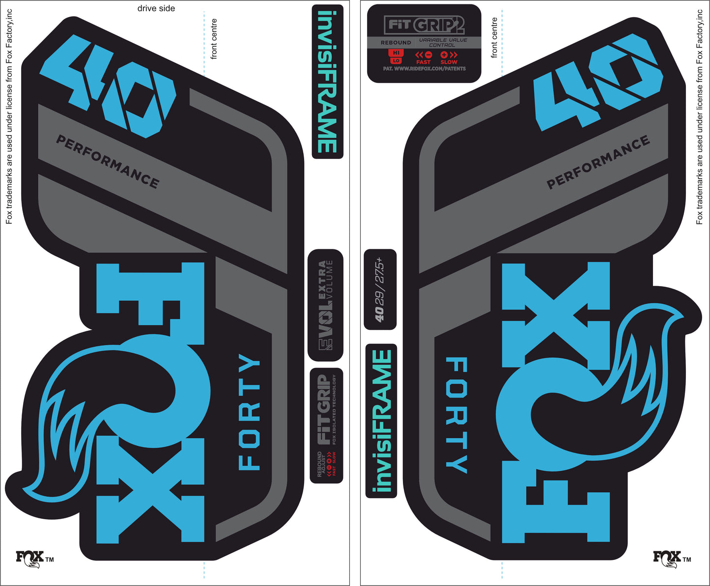 Fox 40 Performance 2021 Decals