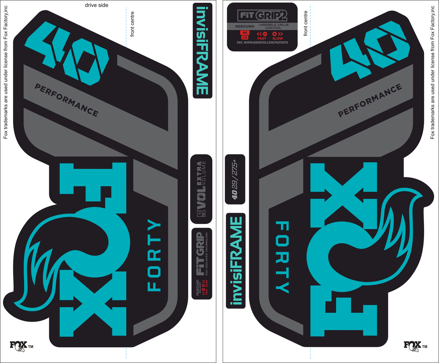 Fox 40 Performance 2021 Decals