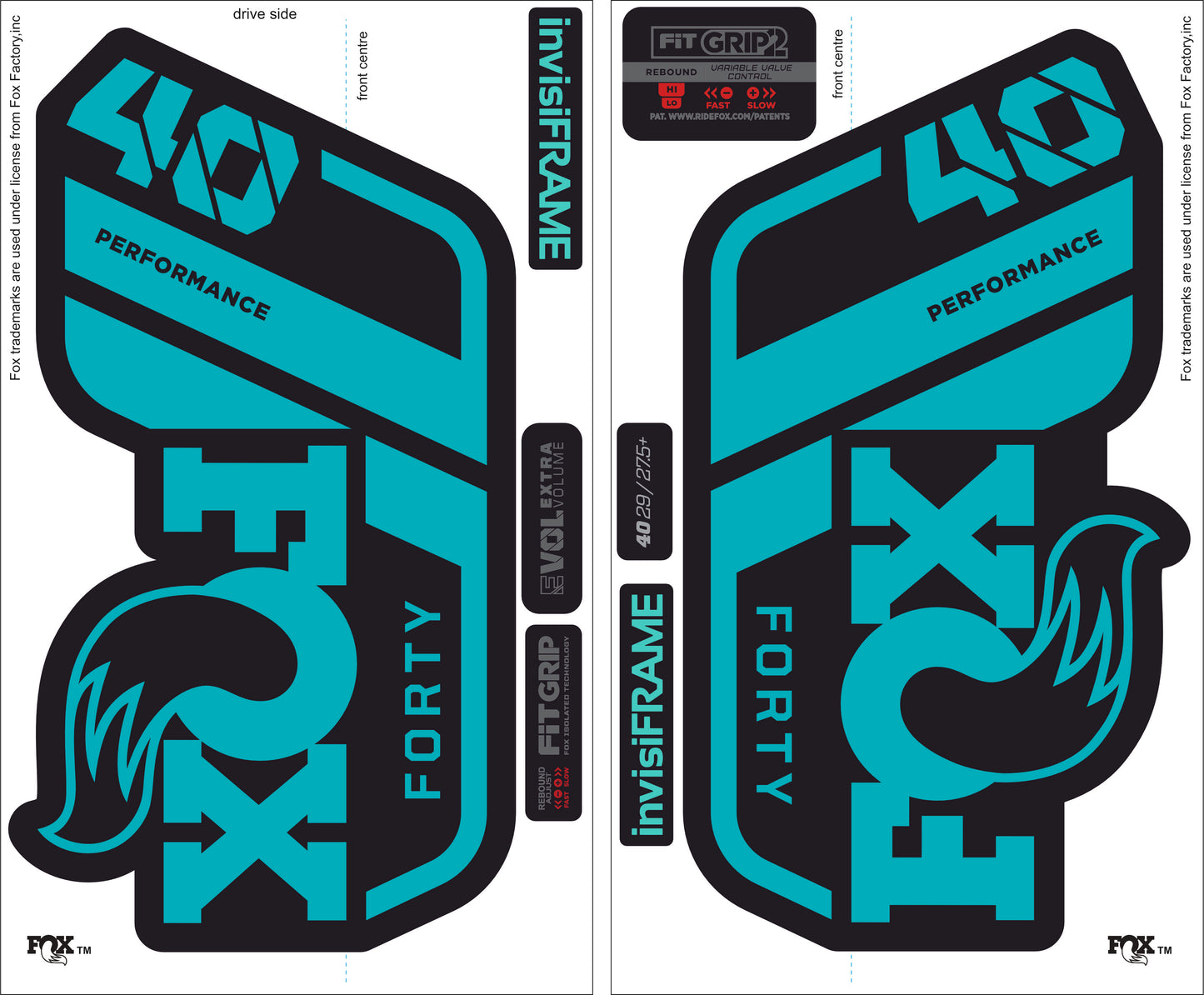 Fox 40 Performance 2021 Decals