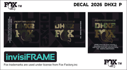 Fox DHX2 Performance 2026 Decals