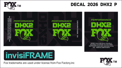 Fox DHX2 Performance 2026 Decals