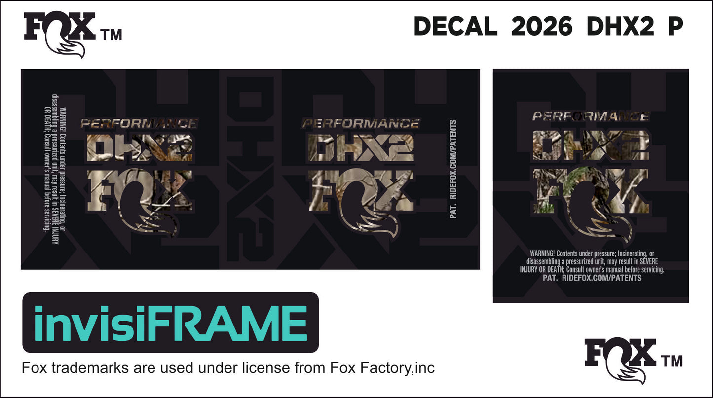 Fox DHX2 Performance 2026 Decals