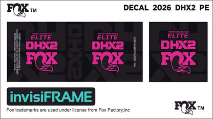 Fox DHX2 Performance 2026 Elite Decals
