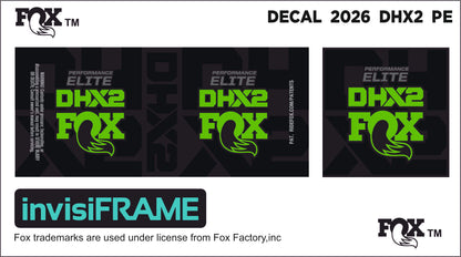 Fox DHX2 Performance 2026 Elite Decals