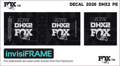 Fox DHX2 Performance 2026 Elite Decals