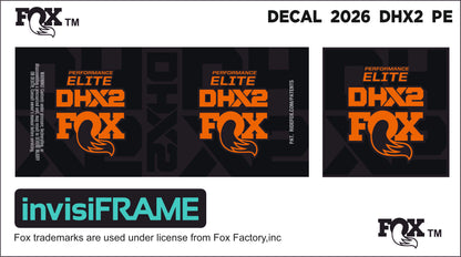 Fox DHX2 Performance 2026 Elite Decals
