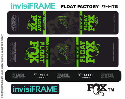 Fox Float Factory E MTB TUNED 2024 Decals